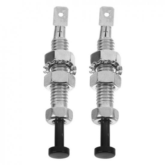 2 Pcs Adjustable Door Switch Auto Pin Light Car Bonnet Alarm Hood