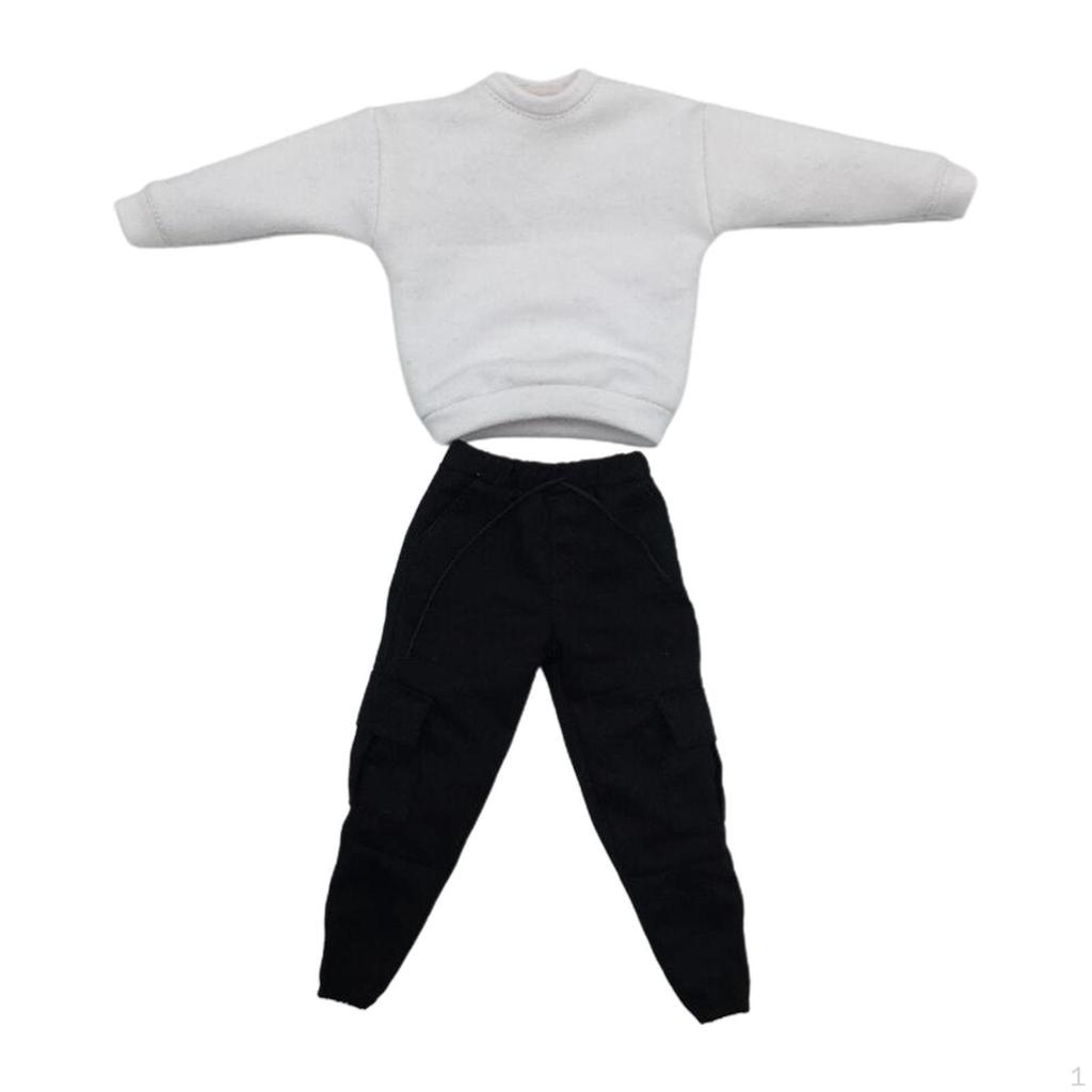1/6 Scale Doll Apparel Set for 12 Inch Male Figures with Hoodies And Pants