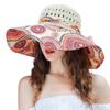 Wide Brim Bucket Hats Folding Straw Hat Fashion Beach Hat  Women