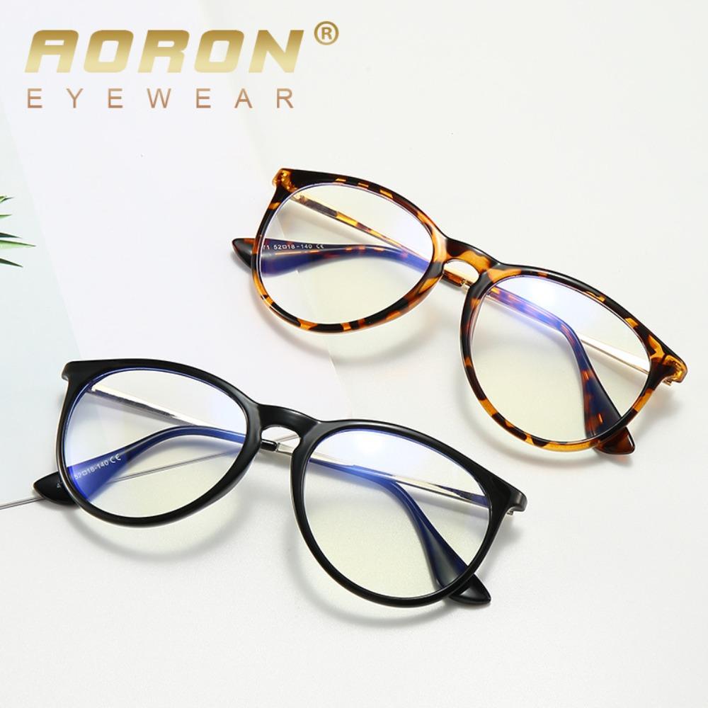 aoron Rame de Ochelari la Modă Ochelari Anti-Lumină Albastră Pot Fi Echipate cu Ochelari Plați pentru Miopie Ochelari de Protecție pentru Bărbați și Femei