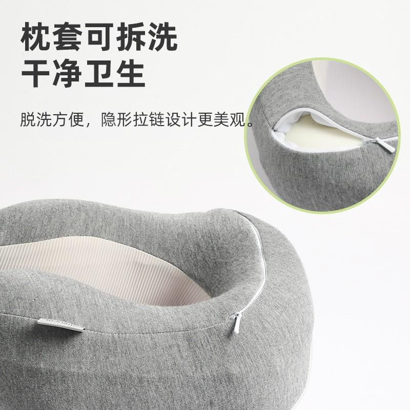 Travel U-Shaped Neck Pillow With Removable Cover Memory Foam Airplane Car Office Nap Adult Comfort Support