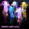 Multicolored Jellyfish Lamp Lantern DIY Mermaid Parti Jellyfish Light Lantern Girls Birthday Party Wedding Christmas LED Decor