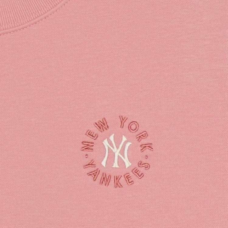 New MLB New York Yankees Sweatshirt Women's Pink 3FMTB0244-50PKM