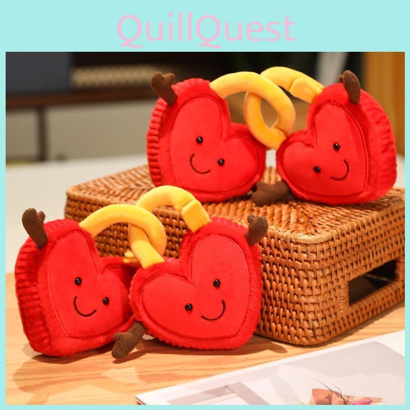 Heart Lock Plush Toy Couple Gift For Valentines Day Romantic Decor