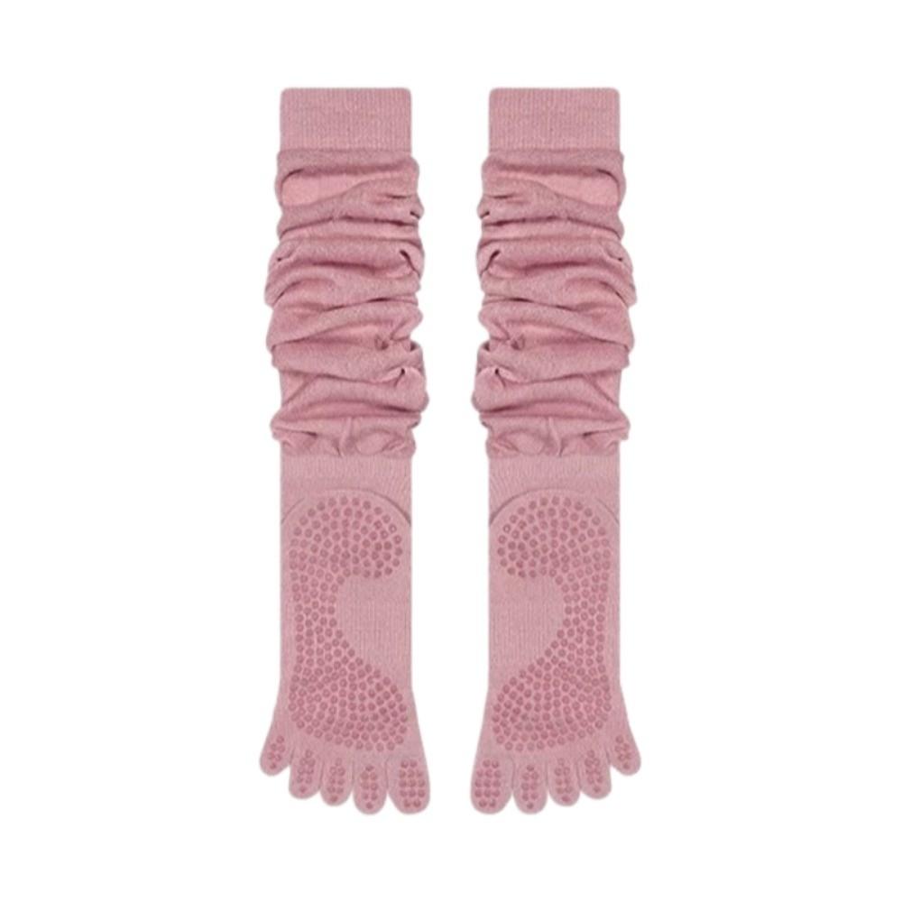 Geteilte Zehen Fünf-Finger Yoga Socken Rutschfeste Lockere Socken Modische Overknee Socken Damen