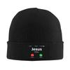 Funny Jesus Phone Christian Unisex Women Knitted Hat Adult Knit Beanie For Fall Winter Knit Hat Cap