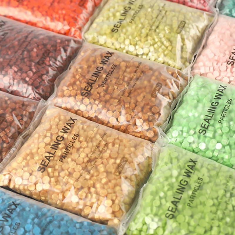 500G Macaron Culoare Mixtă Particule de Ceară de Sigilat cu Vopsea de Foc Material Decorativ Sigiliu Student Handmade DIY Plic Cont Personal