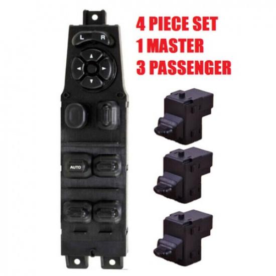 4PC Power Window Master Door Switch for 2002-10 Dodge Ram 1500 2500 3500 4500