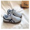 Niche retro gray women's summer new platform sports casual board shoes