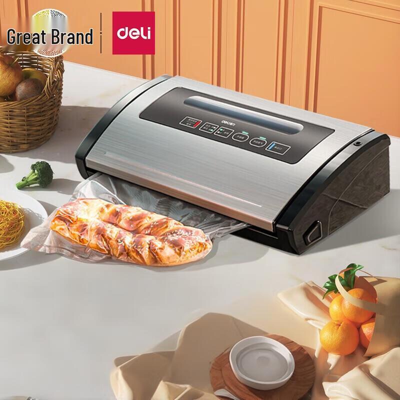 

Deli Automatic Vacuum Sealer with Cutter CN plug (adapter included)
