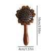 Flower Shape Sandalwood Scalp Massage Comb Meridian Comb Toothed Head Hair Comb Body Beautify Massage Gua Sha Scraping Care Comb