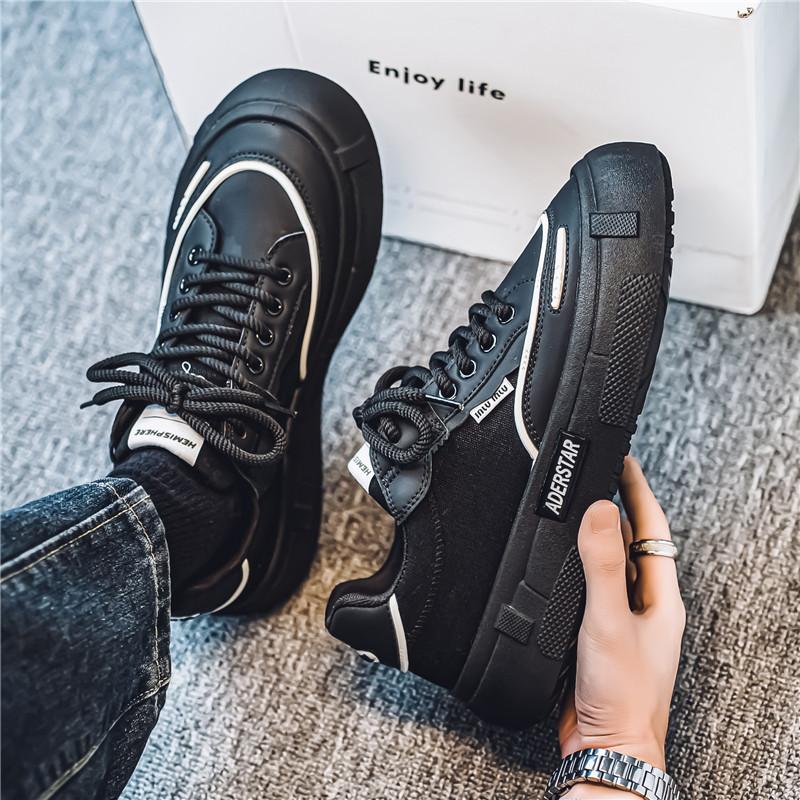 Chaussures de skateboard basses décontractées pour hommes, baskets confortables pour garçons, étudiants tendance, semelle souple, classiques, respirantes, antidérapantes