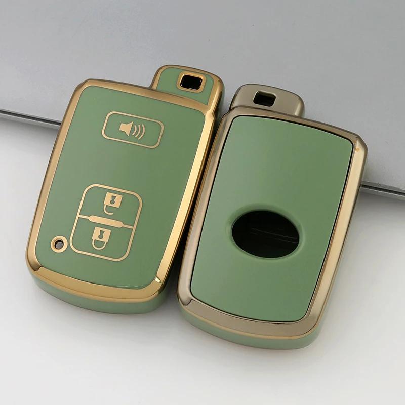 2 3 4 Buttons TPU Car Key Case for Toyota Prius Plus Auris Avalon Verso Rav 4 Corolla 2013 Yaris Hybrid Remote Keychain