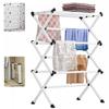 Retractable Floor Rack Hanger Coat Rack Multi-ayer Clothes Drying Rack Clothes Horse Home Drying Room Organizer Shelf