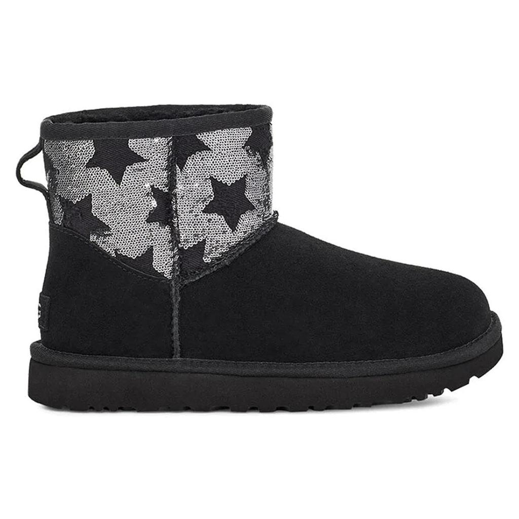 UGG Classic Mini Sequin Stars Star Black Women's 1109441-BLK