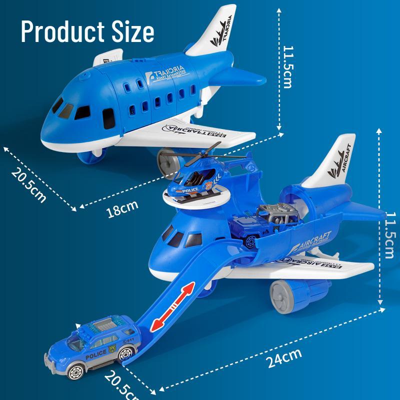 Large Deformable Multifunctional Airplane Model Toy Set for Kids
