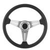 350mm/14in Racing Car Drifting Steering Wheel Replacement Universal Modified AccessorySilver