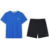 Kids' Unisex Sporty Short Sleeve Knitted Set