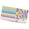 10 Sheets Consecutive Number Sticker 1-100 Adhesive Colorful Dot Numbered Labels for Classroom Office Home Organization