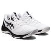 Asics Netburner Ballistic FF 3 White Black Unisex Sneakers 1053A055-100