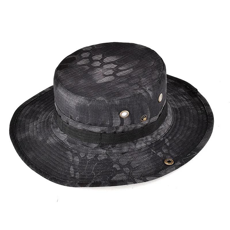 Outdoor Eimerhut Camouflage Boonie Hut Verdickt Fischerhut Airsoft Jagd Wandern Klettern Camping Hüte