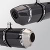 51MM Motorcycle Exhaust Carbon Muffler Universal Modified Scooter Tail Pipe for Gsxr150 Cbr150r Z400 R15 Z250 Mt15 250sr 370mm