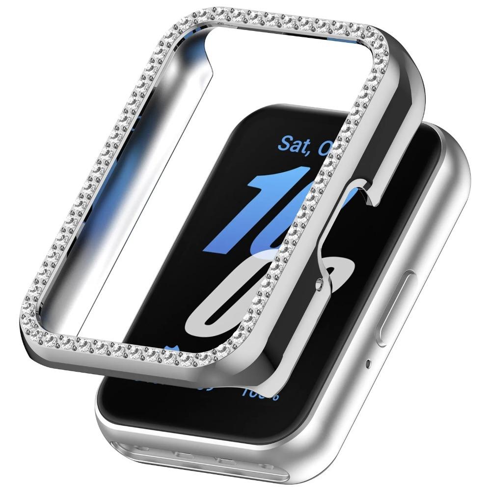 Bling PC Pusta Osłona Etui Dla Huawei Band 11 Diamentowe Kryształowe Etui Twarda Pokrywa Inteligentna Ochronna Obudowa Zegarka Modny Zderzak
