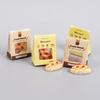3D Dessert Bread Figurine Resin Decor for Dollhouse Pretend Play