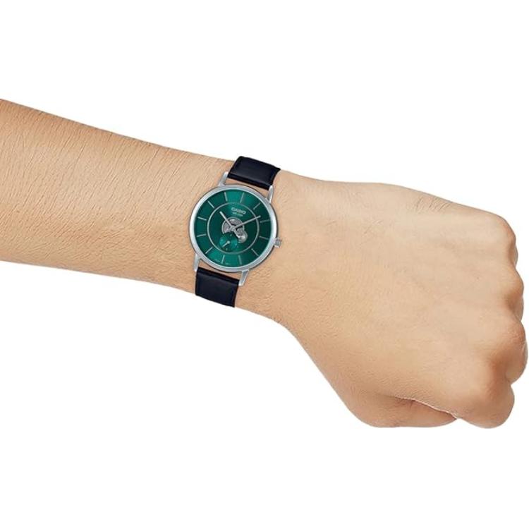 CASIO Men Standard Series 48mm Green Watch MTP-B130L-3AV MTP-B130L-3AV