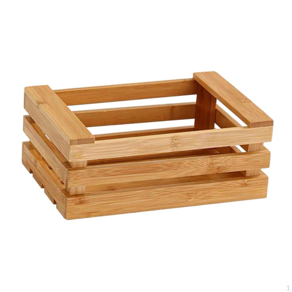 Nesting Storage Box Wooden Crate for Home And Office Use