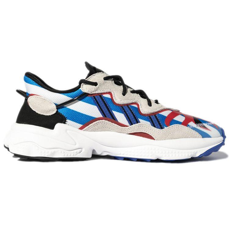 Adidas BAIT x Street Fighter x Ozweego E. Honda Unisex Sneakers White Blue Bright-Blue FY5364