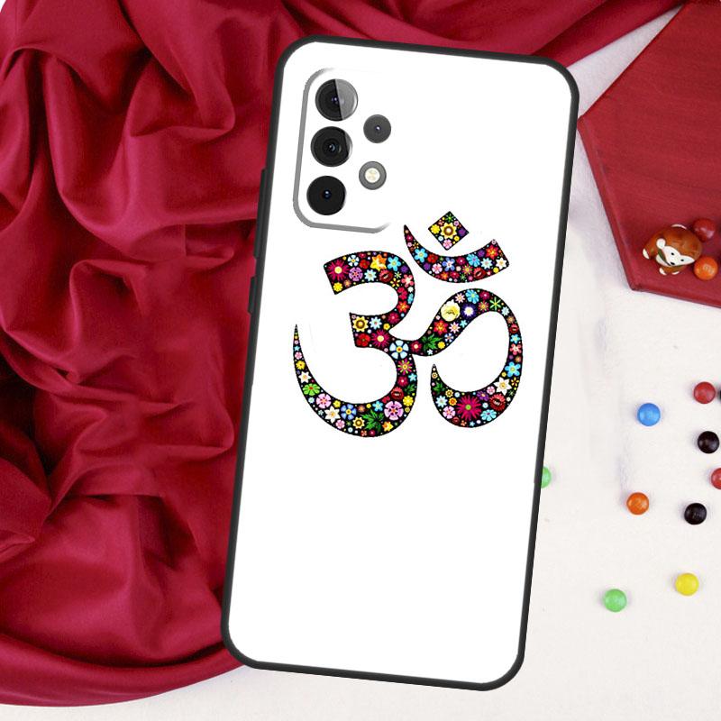 Yoga Om Hindu Symbol For Samsung Galaxy A15 A55 A53 A33 A35 A22 A32 A52 A54 A34 A14 A56 A36 A26 A16 A05 A06 Case