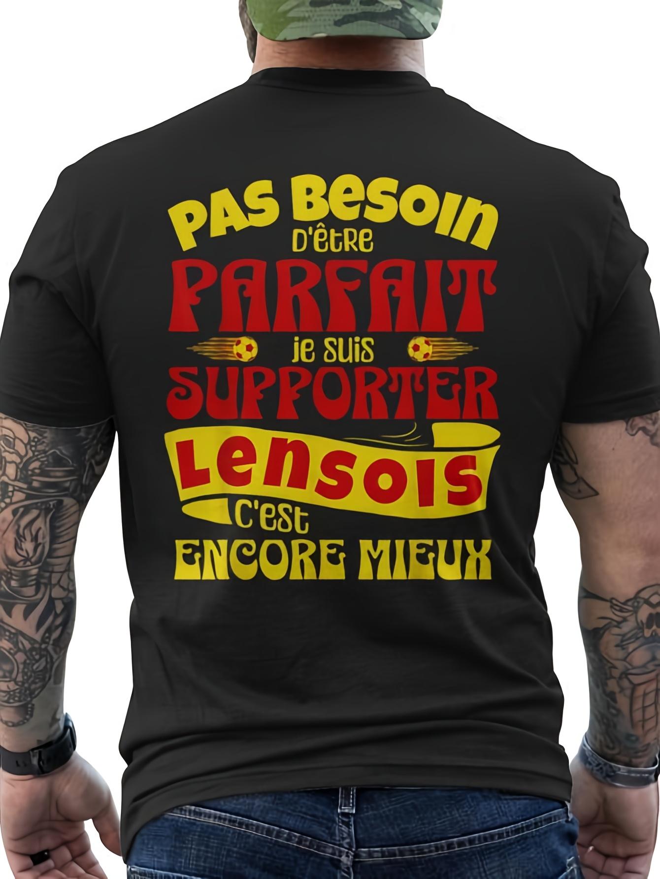 New Lens Fan T-Shirt - Showcasing The Logo of Lens Supporters from France M