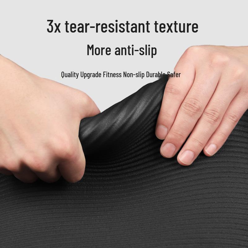 Men's Non-slip Thick Yoga Mat for Fitness and Exercise