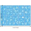 10pcs Flower Temporary Tattoo Stickers Butterfly Body Art Tattoo White Tattoo Stickers  Women Men