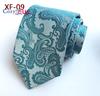 Cozy Up 3.15"(8cm) Fashion Striped PaisleyTies Men Plaid Flower Necktie for Wedding