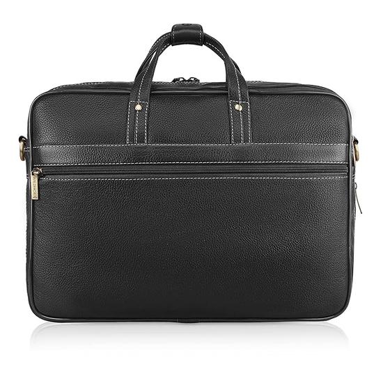 WildHorn Leather Laptop Bag for Men I Fits Upto 15.6 Inch Laptop/MacBook I Padded Laptop Compartment  I DIMENSION : L-16 inch W-4 inch H-12 inch
