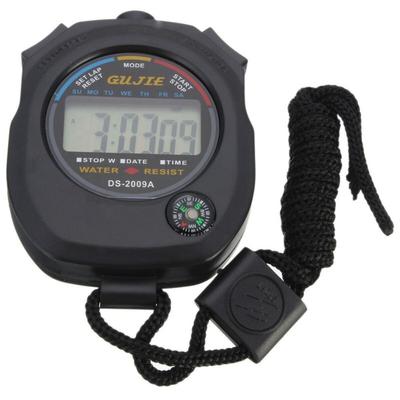 Mit Armband Digitale Stoppuhr Handheld Wasserdichter Trainings-Timer Genaue 24H Uhr Uhr