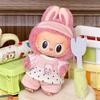 For 17cm Labubu Doll Clothes Fashion Clothes Jumpsuits Doll Clothes Color Match Dress Dolls Accessories Cute Decoration Little Clothes
