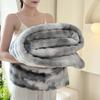 Soft Velvet Bubble Flannel Blanket. Skin-friendly & Silky for Bedroom, Sofa, Travel, or Summer Use. Comfortable & Cozy!