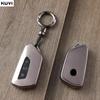 Gun Grey Car Key Case For Vw Volkseagen Golf 8 Mk8 Id.3 Id.4 Cupra Skoda Octavia A8 Seat Leon Mk4 Formentor Tarraco