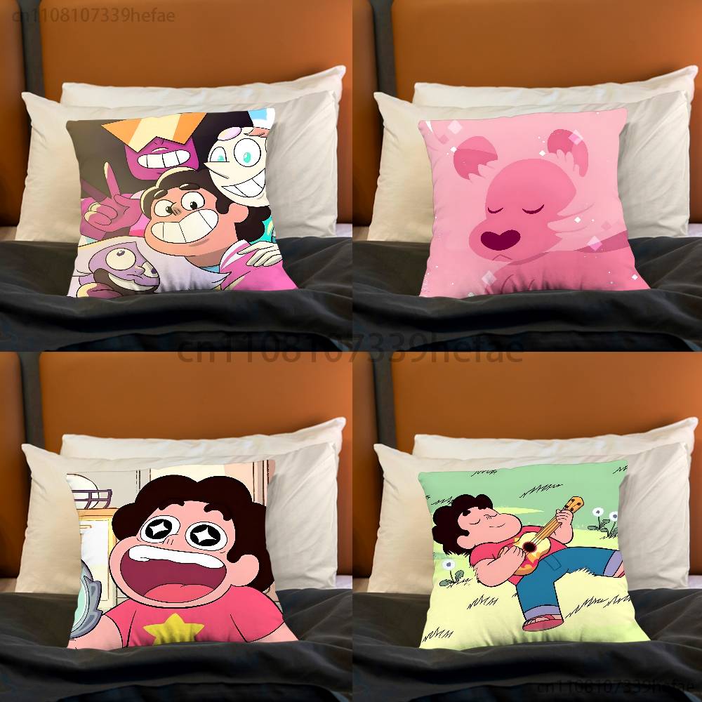 SSteven Universe Pillow Case Plush Pillow Cases Home Decoration Pillow Cover for Sofa Bed Chair Living Room