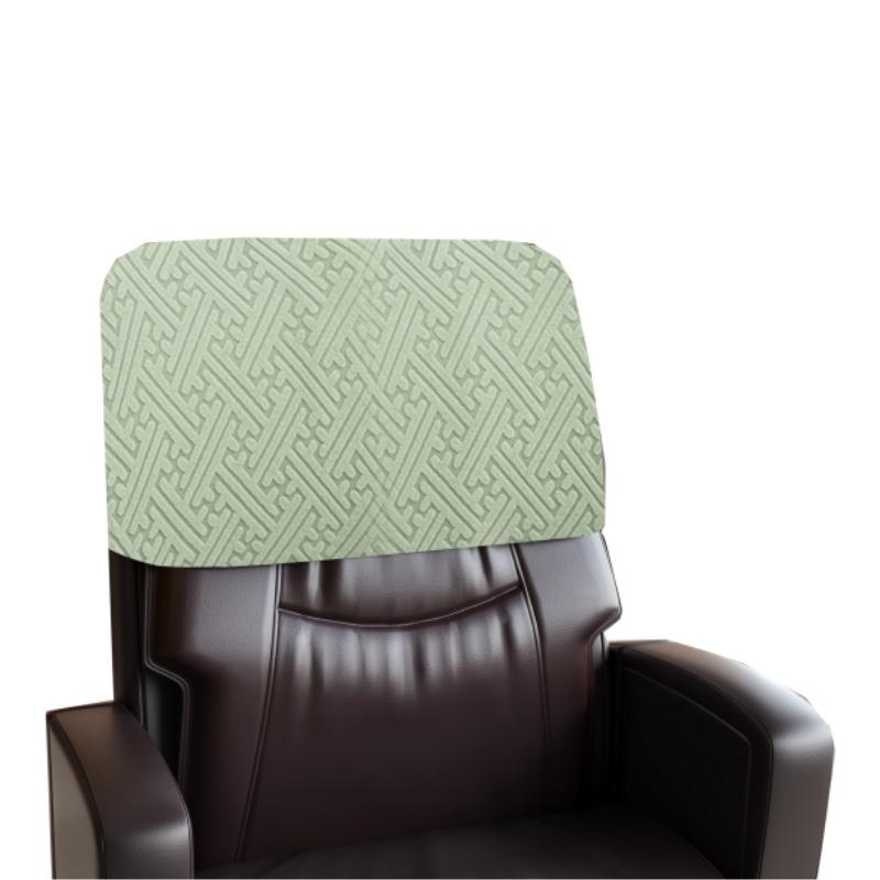 

1PC Computer Chair Head Cover Solid Color Elastic Chair Back Protection Dustproof Backrest Slipcover Office Chair Backrest Cover мятный зеленый