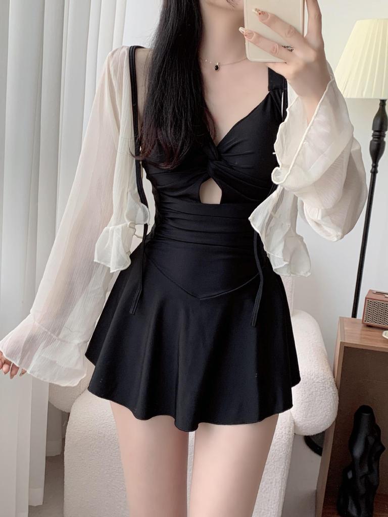 Women's Sensual One-Piece Swimsuit - New Year Style for All Seasons
