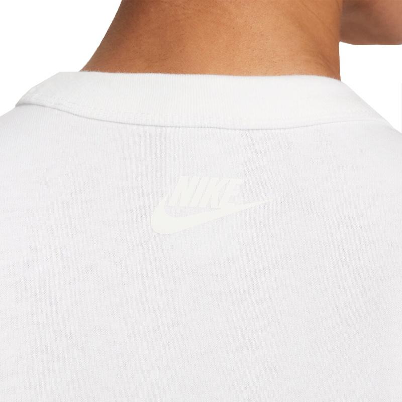 Nike T Shirts Men's White Crew Neck Moderate IH9271-100