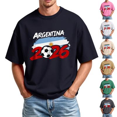 Men's Casual Crew Neck Short Sleeve T-Shirt with Sports Print Suitable for Everyday Wear and Athletic Activities Lightweight Comfortable Fit