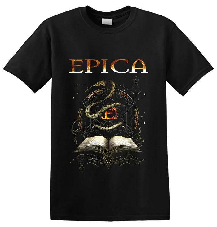 

EPICA - Kingdom Of Heaven Black Cotton T-Shirt All size S-5XL SN264 Unisex T-Shirt XXL