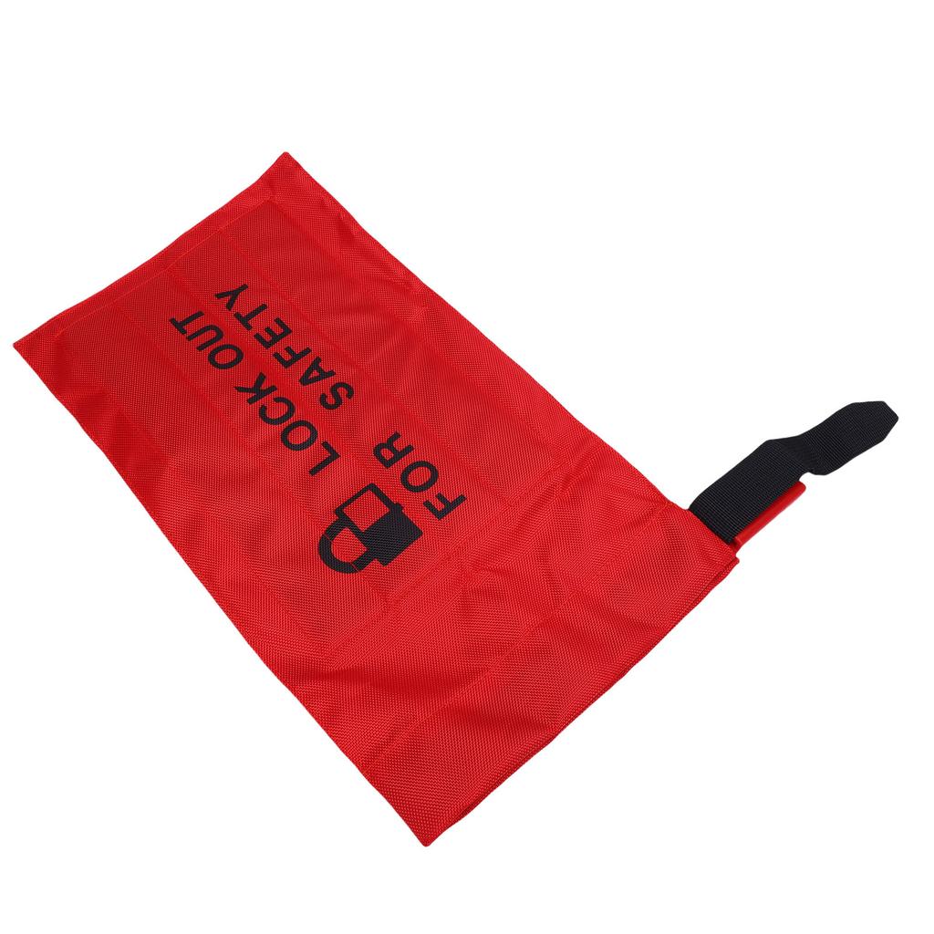 Electrical Plug Lockout Lock Bag Industrial Safety Plug Tagout Bag for Hoist Control