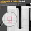 Paper Cutting Tool Metal Blade Machine Paper Cutter With Blade Lock For Cardstock Pos Postcards Crafting Office Supplies