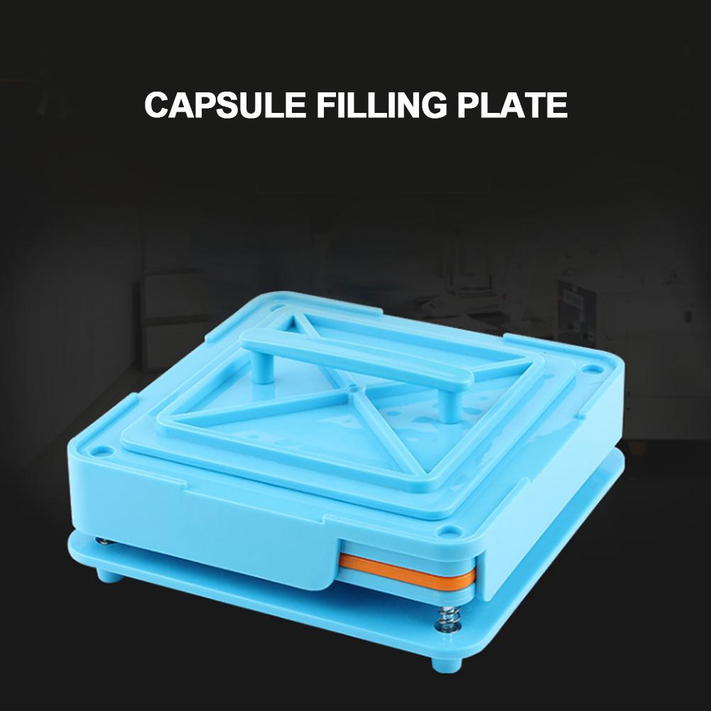 100 Holes Capsules Filling Tool Empty Capsule Plates Capsule Filling Machine 1#Blue 1#